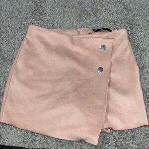 Zara Blush Pink High-Waisted Shorts